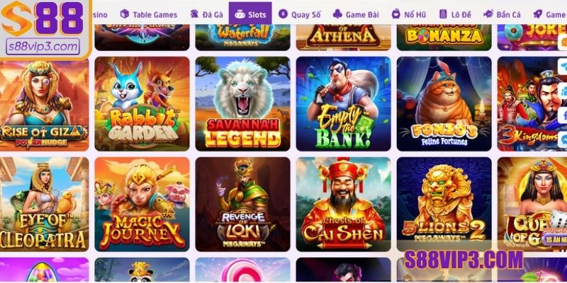 Các tựa game hàng đầu có mặt tại sảnh banh club nổ hũ
